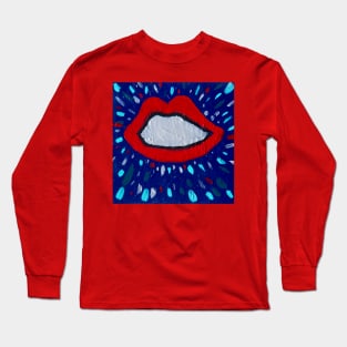 Space Lips Long Sleeve T-Shirt